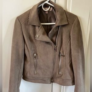 ** Women’s faux leather jacket **